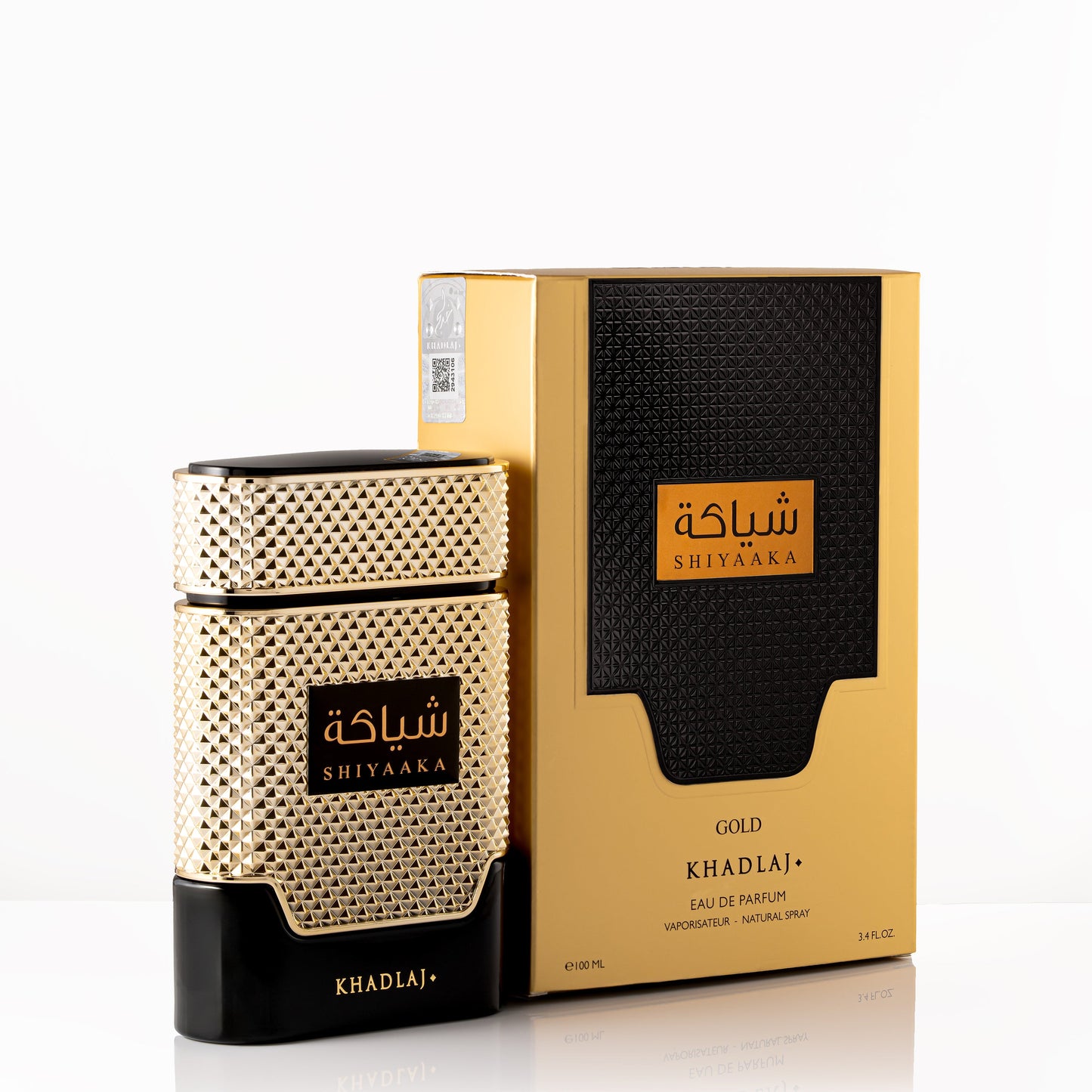 Shiyaaka Gold EDP – Khadlaj | Floral, Fruits & Ambre | Parfum Féminin Luxueux