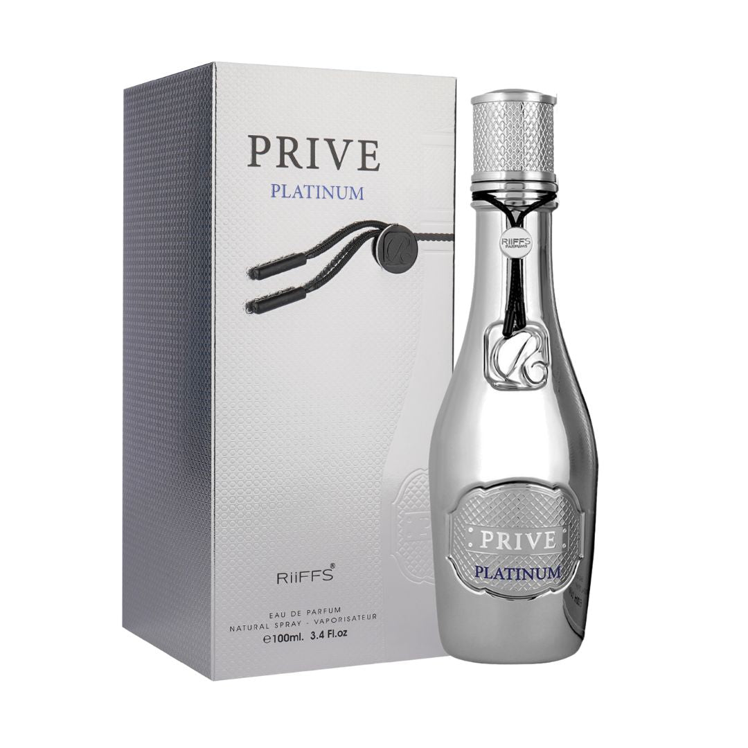 Prive Platinium Silver EDP – Riiffs | Agrumes, Lavande & Ambroxan | Parfum Homme Frais
