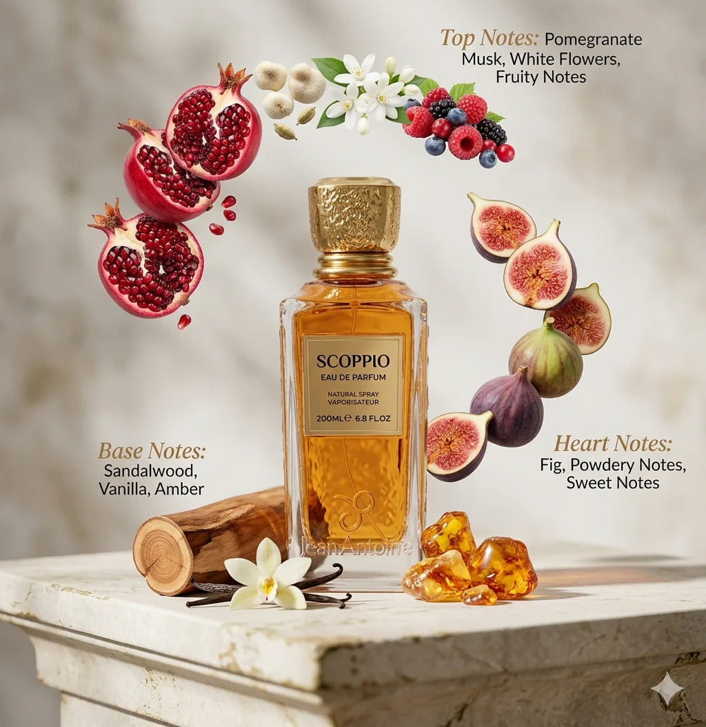 Scoppio EDP – Jean Antoine | Pamplemousse, Rose & Patchouli | Parfum Féminin Éclatant