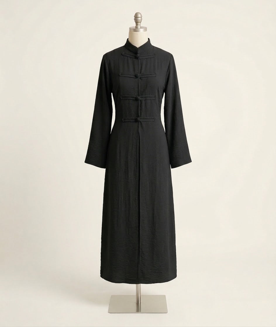 Abaya Noir Intemporel