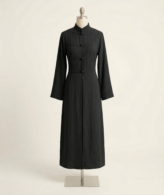 Abaya Noir Intemporel