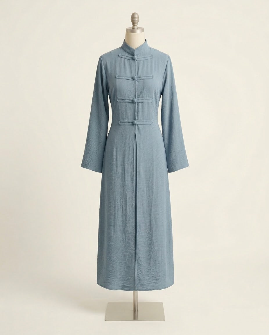 Abaya Bleu Azur