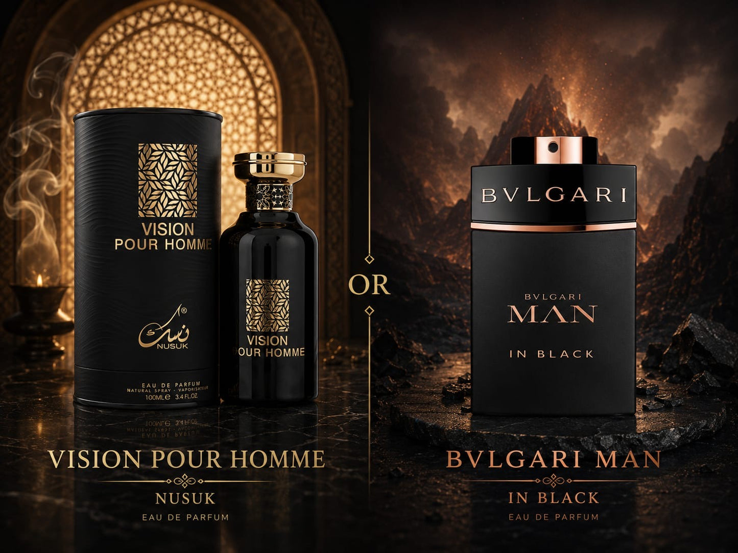Vision Pour Homme / Bvlgari Man In Black