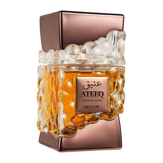 Ateeq Extrait de parfum – Nusuk | Oud, Thé & Musc | Parfum Homme Profond