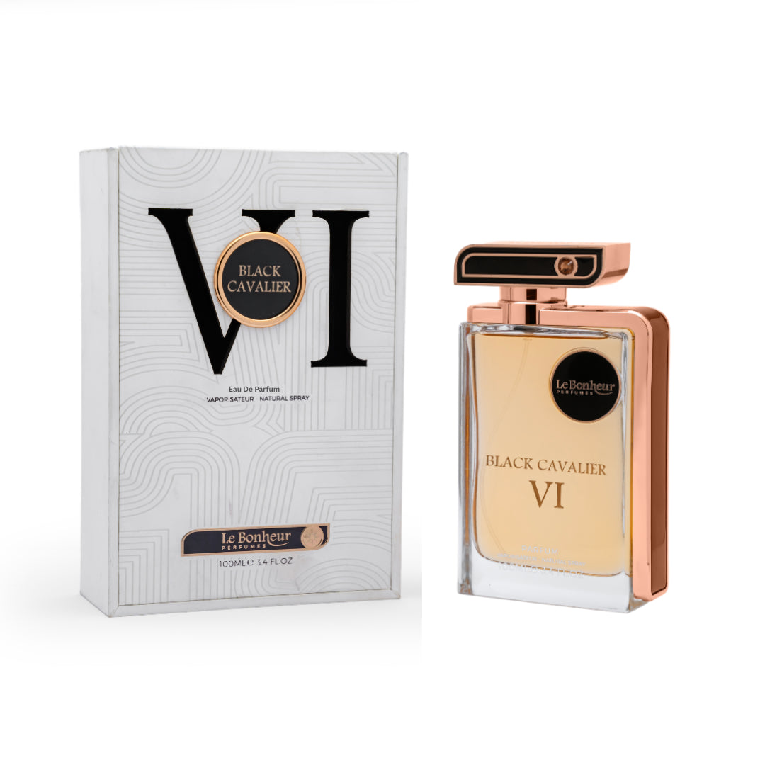 Black Cavalier VI EDP – Bergamote, Gingembre & Cèdre | Parfum Unisexe Boisé