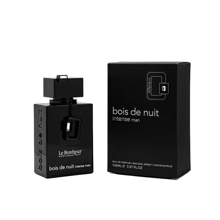 Bois de Nuit Intense EDP – Le Bonheur | Ananas, Rose & Cèdre | Parfum Homme Chypré Fruité