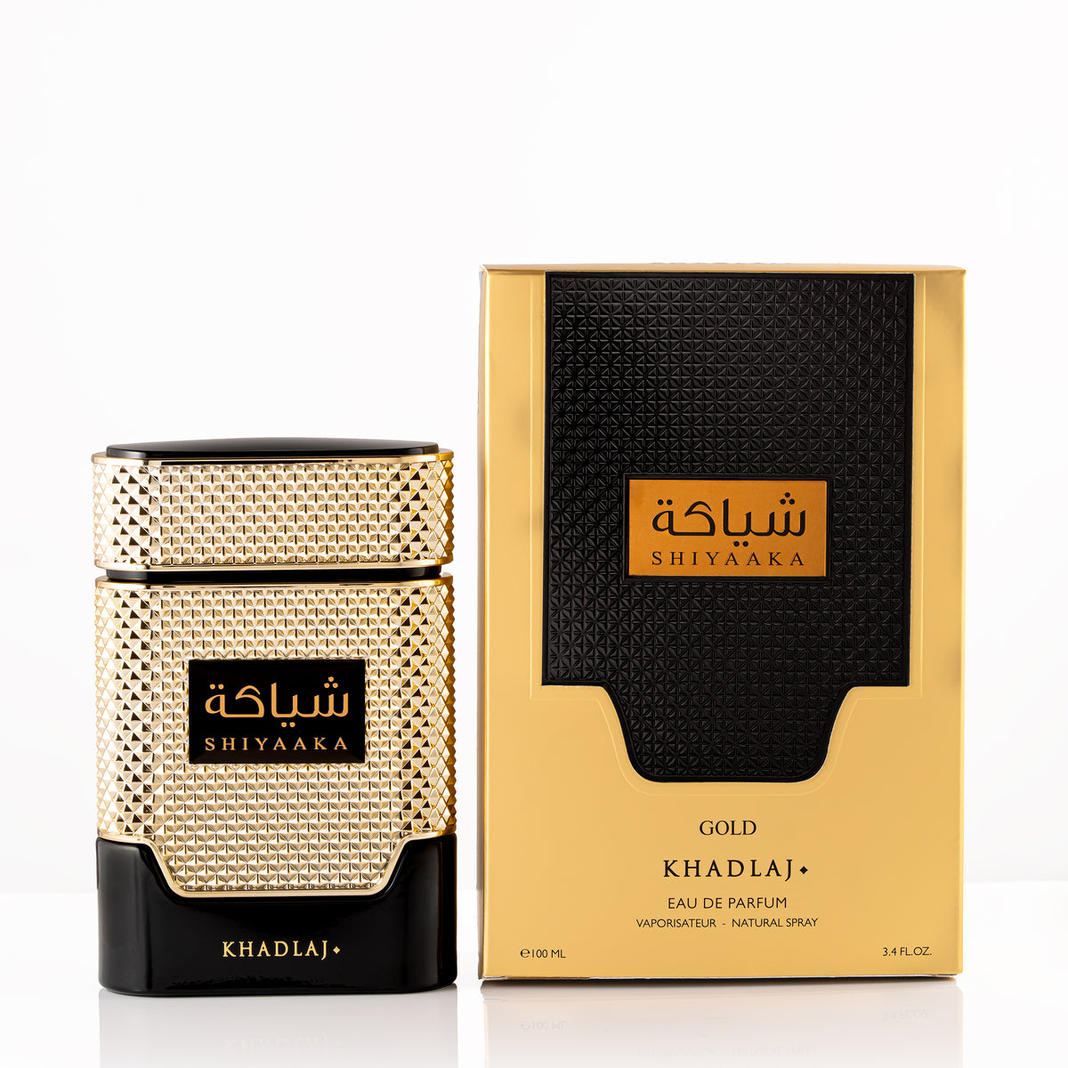 Shiyaaka Gold EDP – Khadlaj | Floral, Fruits & Ambre | Parfum Féminin Luxueux