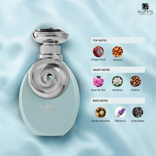 Tahira EDP – Riiffs | Thé Blanc, Jasmin & Patchouli | Parfum Féminin Équilibré